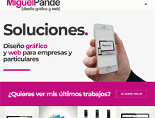 Tablet Screenshot of miguelpande.com